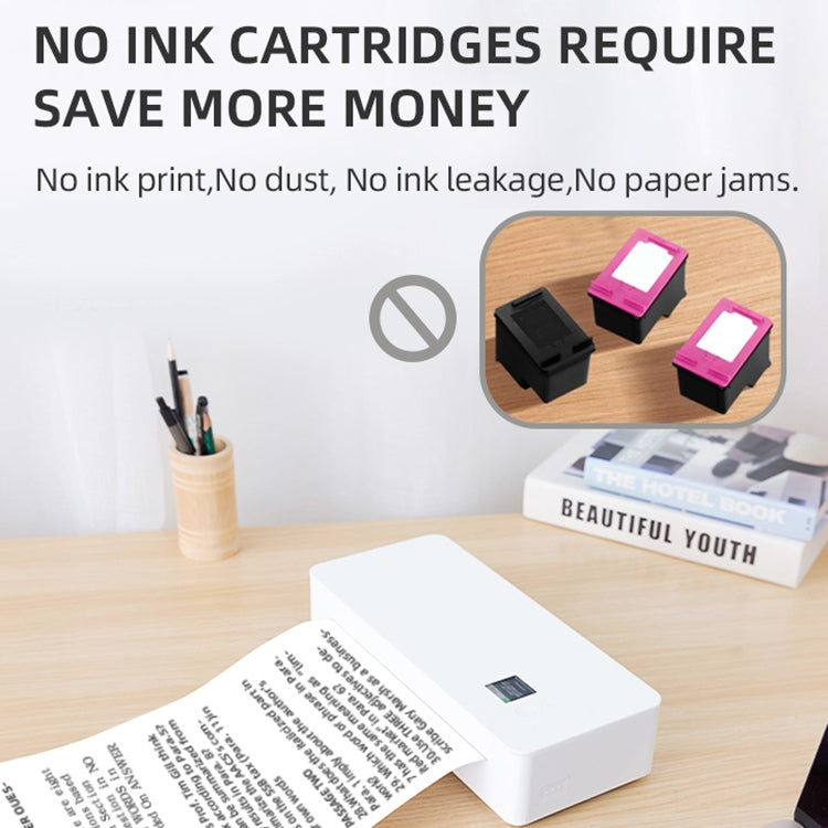 A4LE Portable Bluetooth HD Thermal Printer for Home Office Study(US Plug) - HoMEdemic™ 