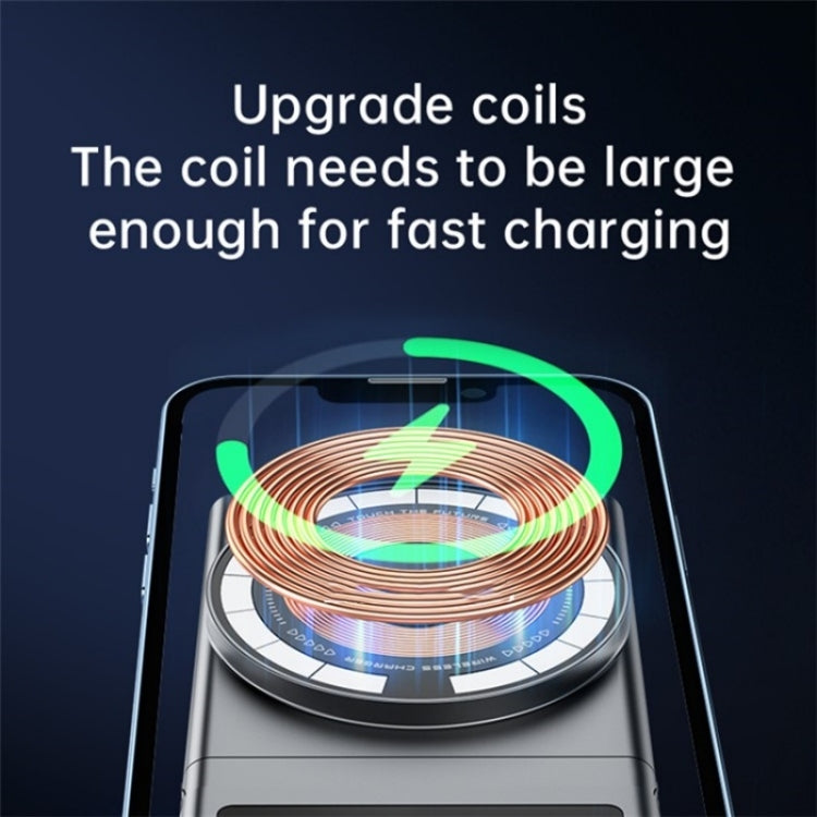 A7 Transparent Phone Charging Dock 15W Magnetic Wireless Charger for Tesla Model 3 / Y - HoMEdemic™ 