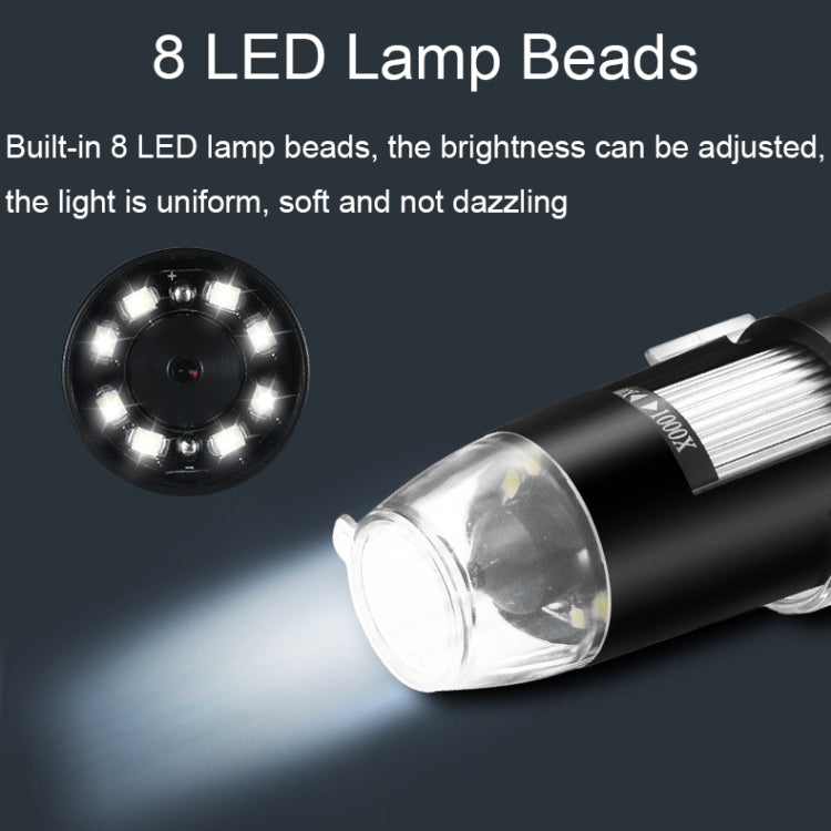 A8 50X-1000X USB Hose Stand Digital Microscope LED Light Handheld Portable Microscope, A8 50X-1000X - HoMEdemic™ 
