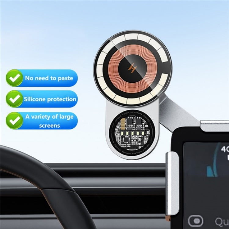 A8S 15W Wireless Charging New Energy Vehicle Navigation Bracket For Tesla Car Screen Base - HoMEdemic™ 