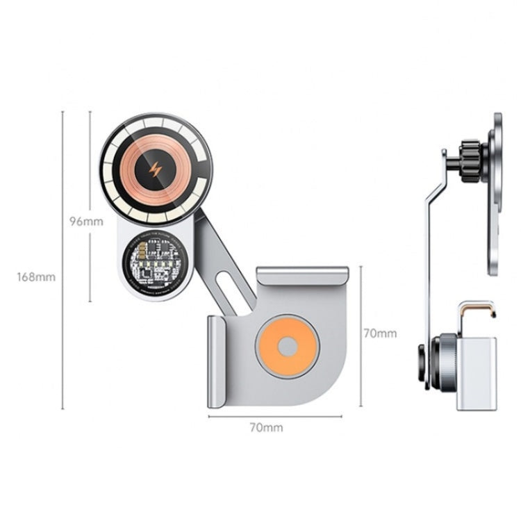 A8S 15W Wireless Charging New Energy Vehicle Navigation Bracket For Tesla Car Screen Base - HoMEdemic™ 