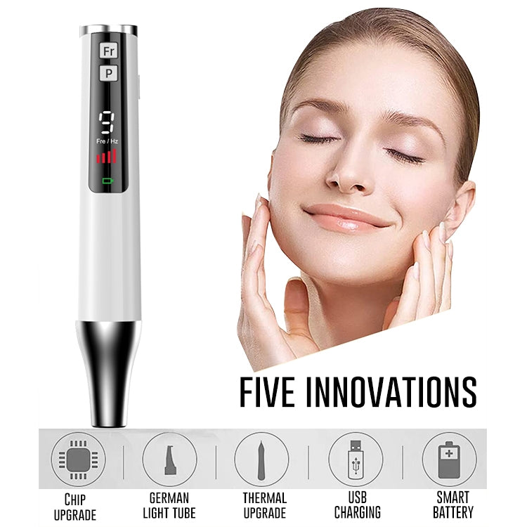 AA-A401 Small Freckle and Mole Removal Pen Tattoo and Eyebrow Removal Beauty Instrument, Color: Blu-ray Plug-in - HoMEdemic™ 