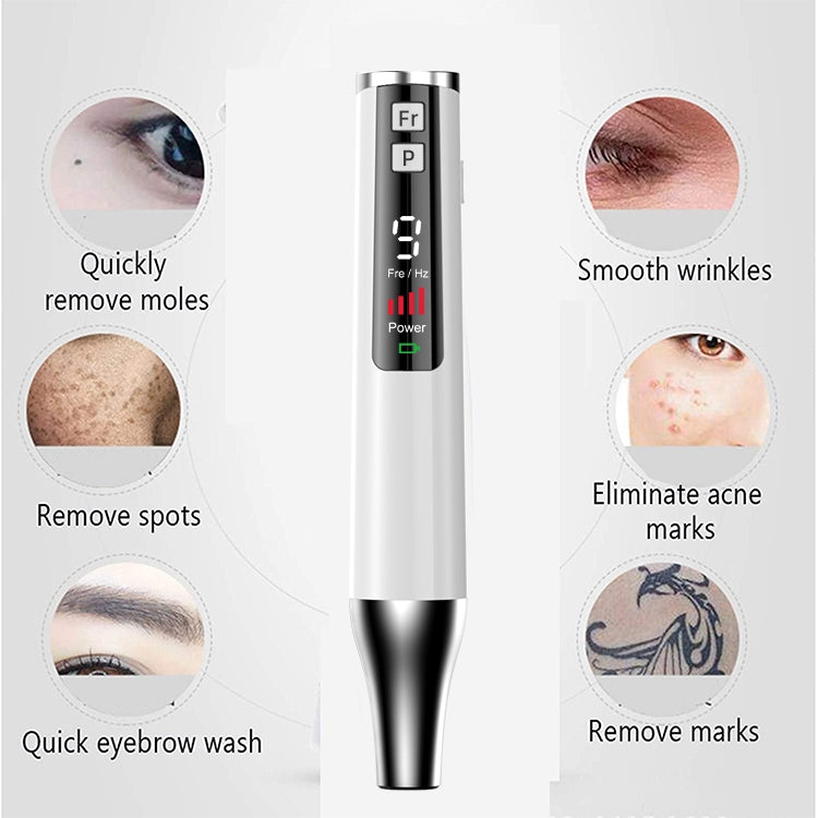 AA-A401 Small Freckle and Mole Removal Pen Tattoo and Eyebrow Removal Beauty Instrument, Color: Blu-ray Plug-in - HoMEdemic™ 