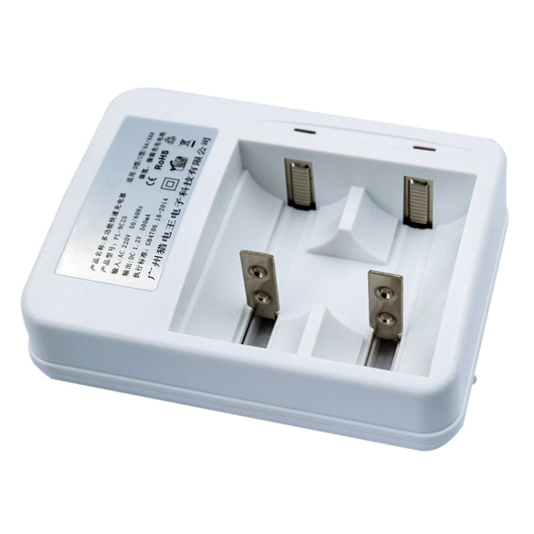 AC 220V 2 Slot Battery Charger for AA & AAA & C / D Size Battery, CN Plug - HoMEdemic™ 