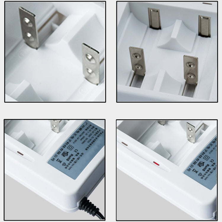 AC 220V 2 Slot Battery Charger for AA & AAA & C / D Size Battery, CN Plug - HoMEdemic™ 