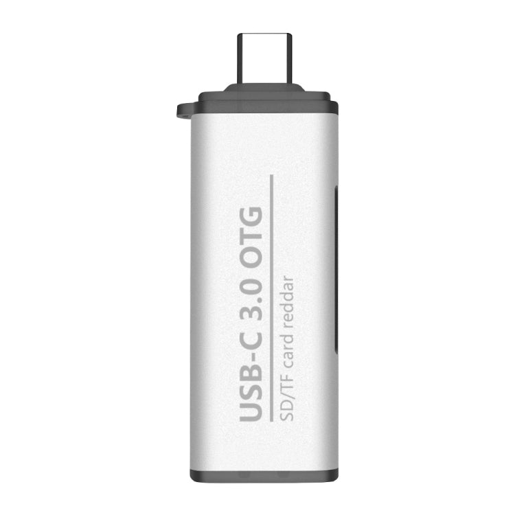 ADS-103 3 in 1 Type-C Male to USB 3.0 Female + SD / TF Card Slots OTG Adapter SD / TF Card Reader - HoMEdemic™ 