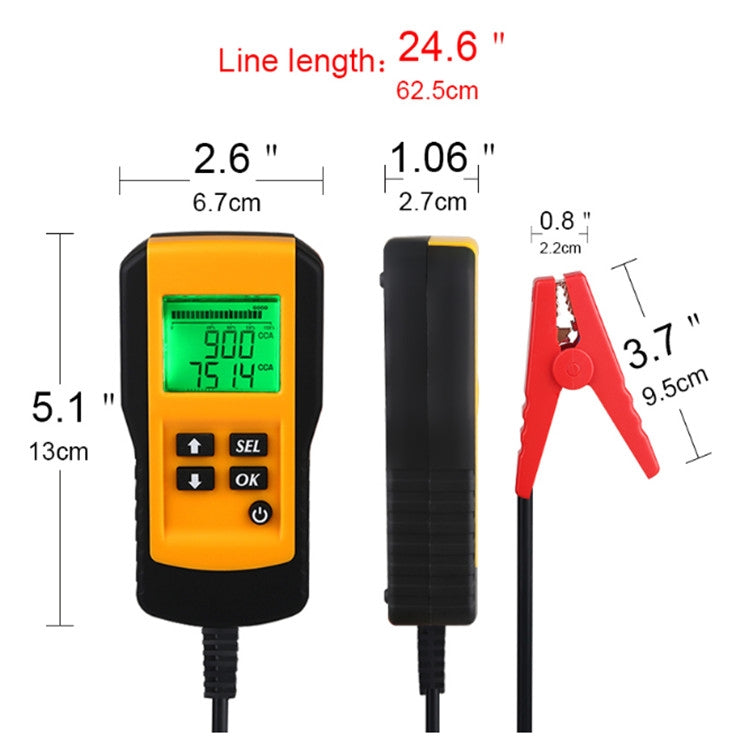 AE300 Car 12V Digital Battery Tester Analyzer, Digital Battery Tester - HoMEdemic™ 