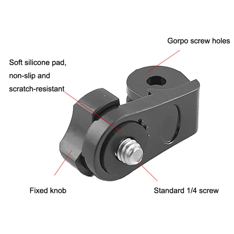 AEE Adapter TELESIN Screw Adapter Adjustment Arm For GoPro Hero12 Black / Hero11/10 /9 /8 /7 /6 /5, Insta360 Ace / Ace Pro, DJI Osmo Action 4 and Other Action Cameras - HoMEdemic™ 