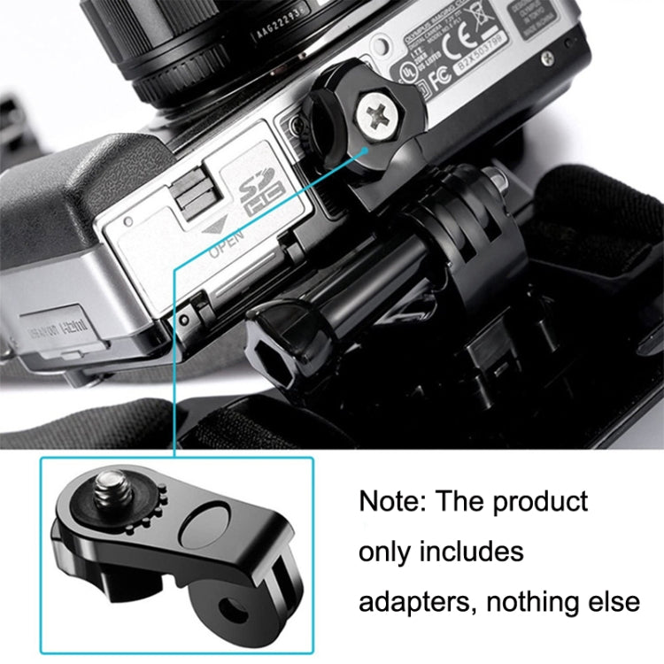 AEE Adapter TELESIN Screw Adapter Adjustment Arm For GoPro Hero12 Black / Hero11/10 /9 /8 /7 /6 /5, Insta360 Ace / Ace Pro, DJI Osmo Action 4 and Other Action Cameras - HoMEdemic™ 