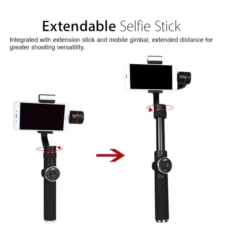 AFI V5 Smooth 3-Axis Handheld Aluminum Brushless Gimbal Stabilizer with Tripod Mount & Fill Light for Smartphones within 6 inch, Support Face Tracking - HoMEdemic™ 