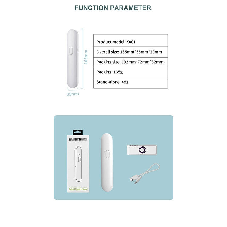 AIEK X001 UVC Portable Germicidal Lamp - HoMEdemic™ 
