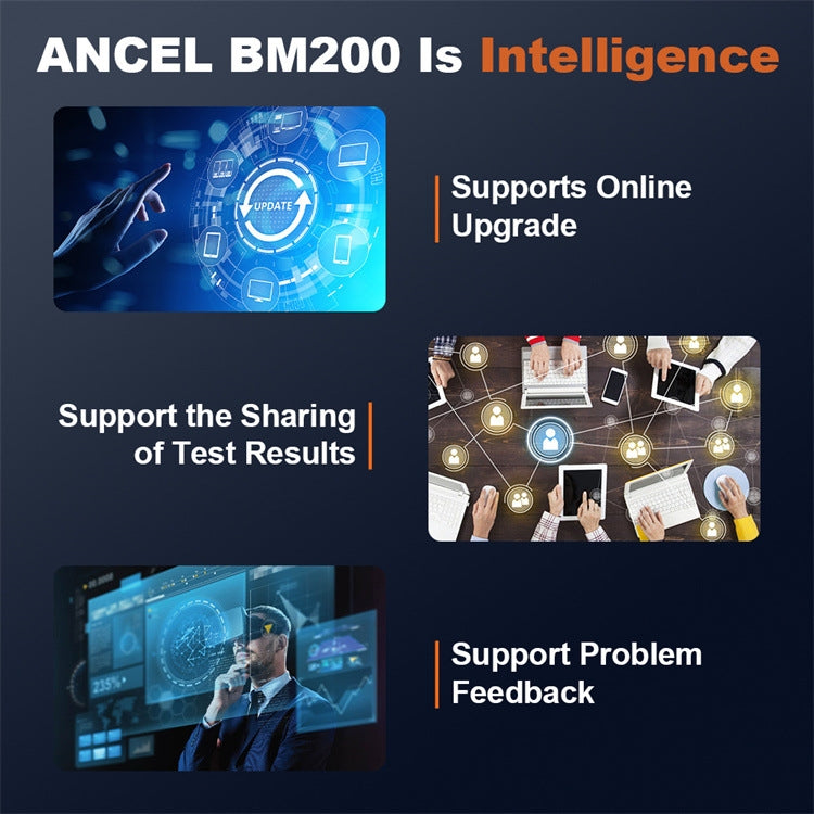 ANCEL BM200 12V Bluetooth 4.2 Car Battery Analysis and Detection Tool Battery Tester - HoMEdemic™ 