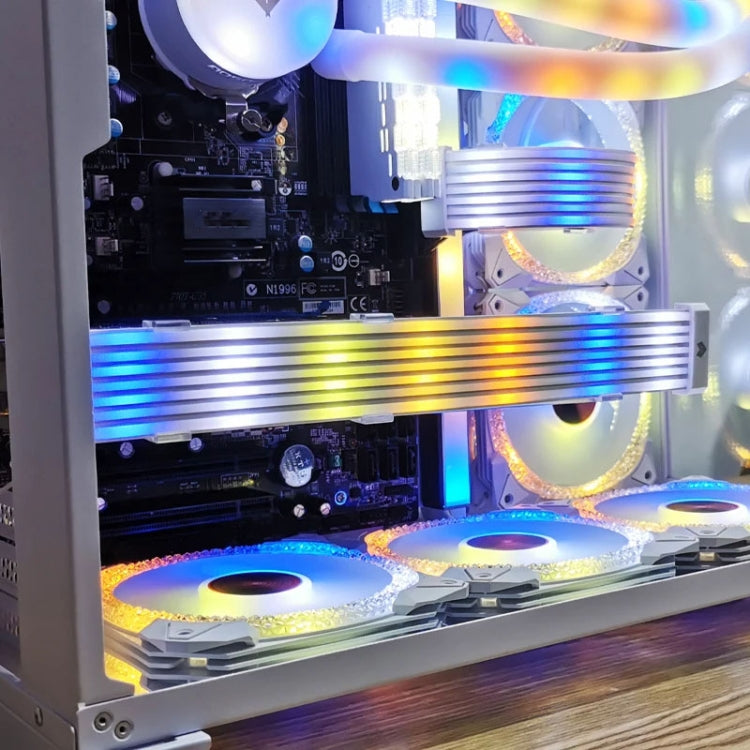 AOSOR AL300 Computer Glow Line ARGB Neon Cable Motherboard Chassis Light Strip Light Board Decoration(White) - HoMEdemic™ 