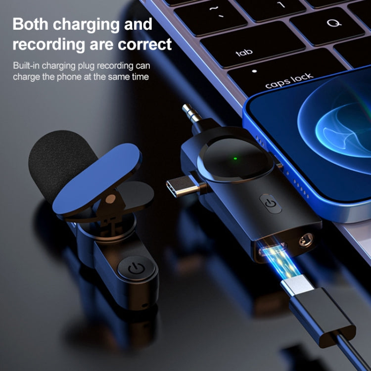 AP031-2 3 in 1 Noise Reduction Lavalier Wireless Microphone with Mic - HoMEdemic™ 