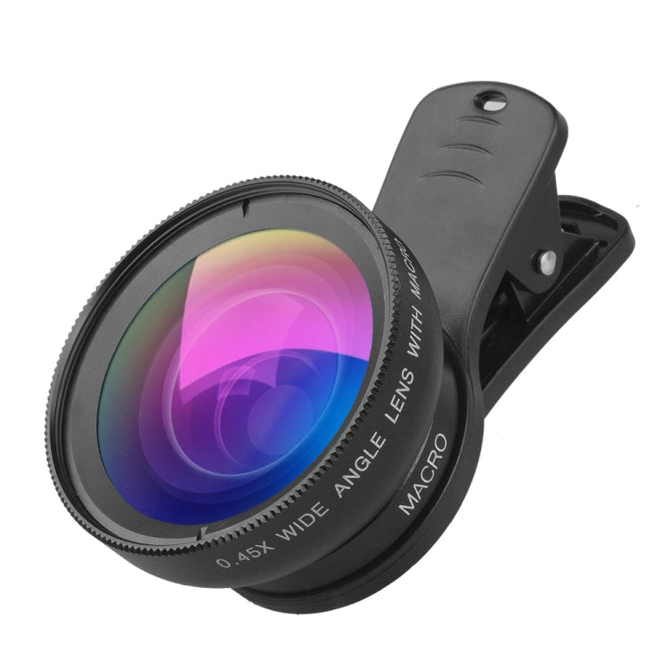 APEXEL 0.45X Ultra Wide Macro Combination Phone Lens with Clip(APL-0.45XWM) - HoMEdemic™ 