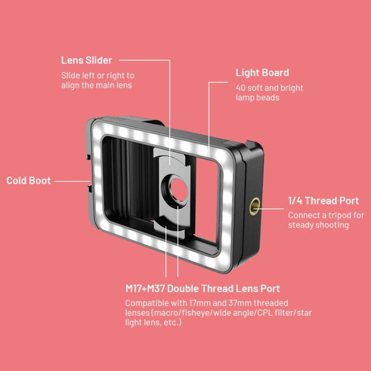 APEXEL 15X  Macro Lens With LED Fill Light Phone Holder Clamp - HoMEdemic™ 