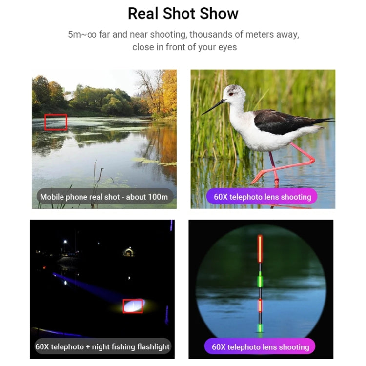 APEXEL 60X Smartphone Telescope Lens With Extendable Tripod Set - HoMEdemic™ 