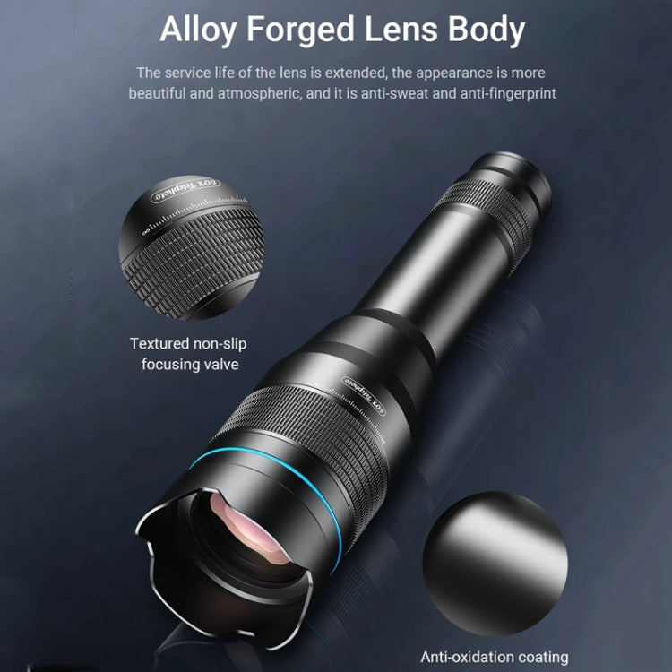 APEXEL 60X Smartphone Telescope Lens With Extendable Tripod Set - HoMEdemic™ 