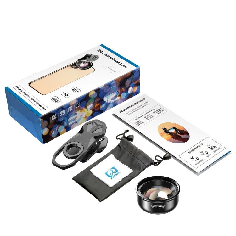 APEXEL APL-HB100MM HD Insect Jewelry 100 Micro External Mobile Phone Lens(Telephoto Clip) - HoMEdemic™ 