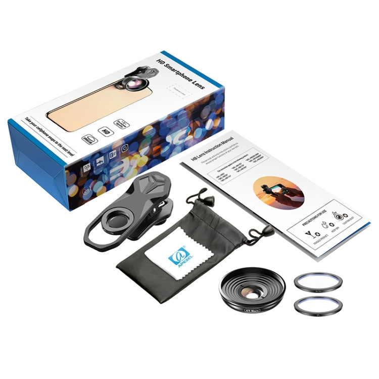 APEXEL APL-HB10X Macro Lens Telephoto Clip + Star Light Filter + CPL Phone Lens Kit - HoMEdemic™ 