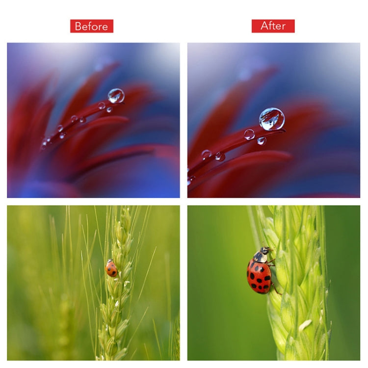 APEXEL APL-HB10X Macro Lens Telephoto Clip + Star Light Filter + CPL Phone Lens Kit - HoMEdemic™ 