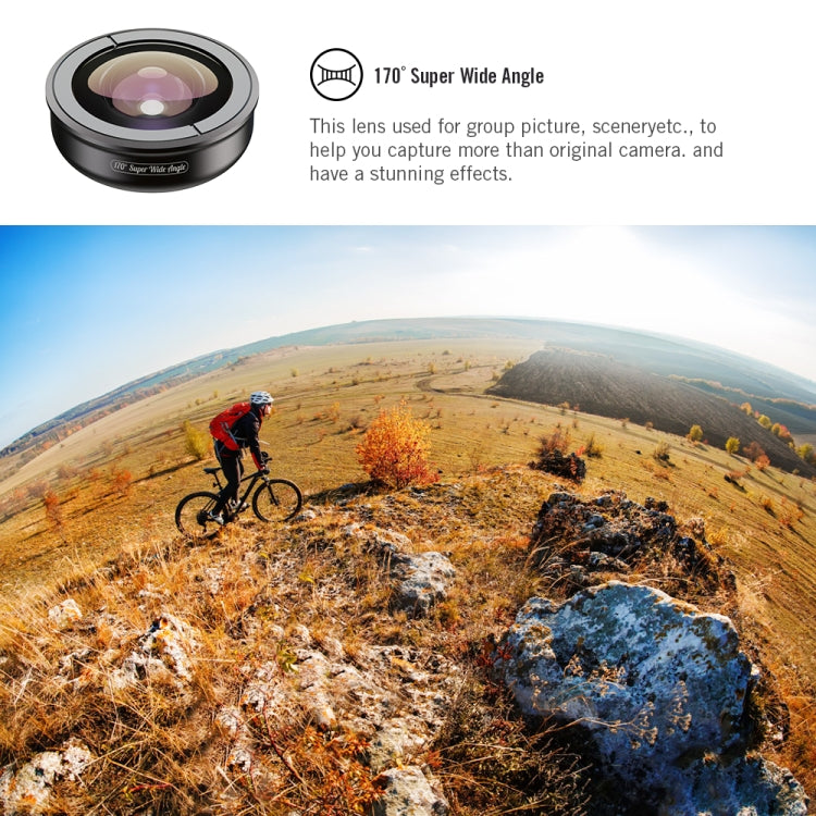 APEXEL APL-HB5 5 in 1 Wide Angle Macro Fisheye HD External Mobile Phone Lens(Set) - HoMEdemic™ 