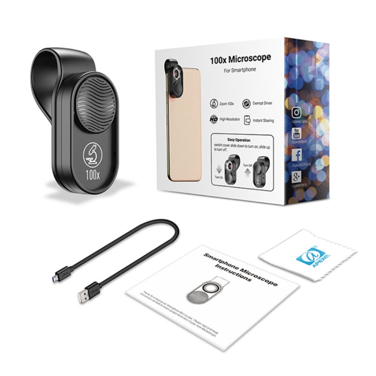 APEXEL APL-MS001 100X Smartphone Microscope with LED Light - HoMEdemic™ 