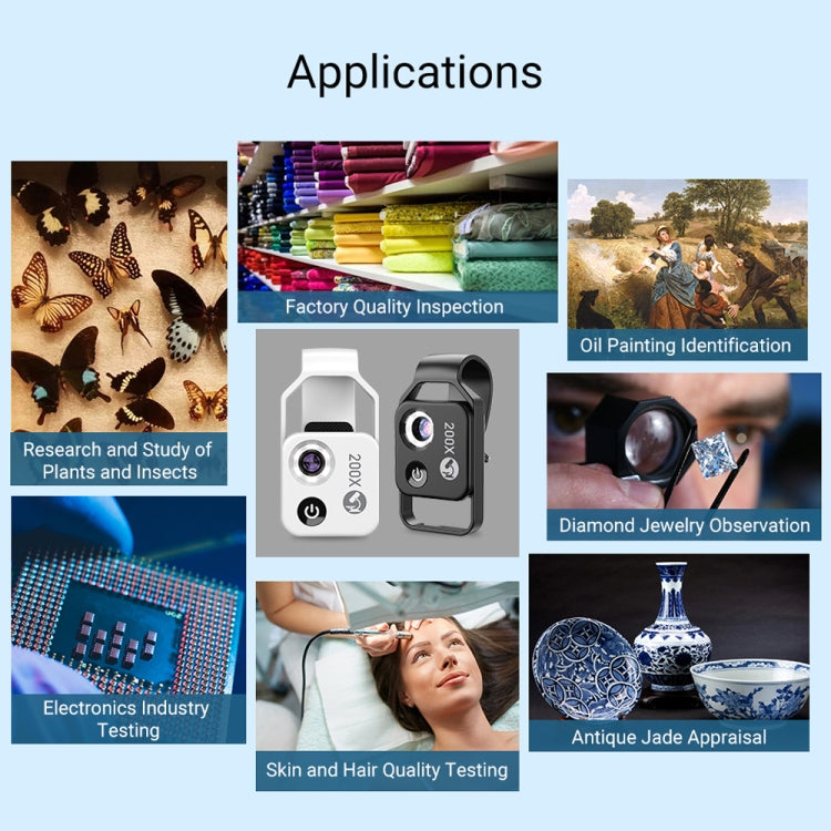 APEXEL APL-MS002CWH 200x High-Definition Children Science Education Microphone Lens With CPL(Black) - HoMEdemic™ 