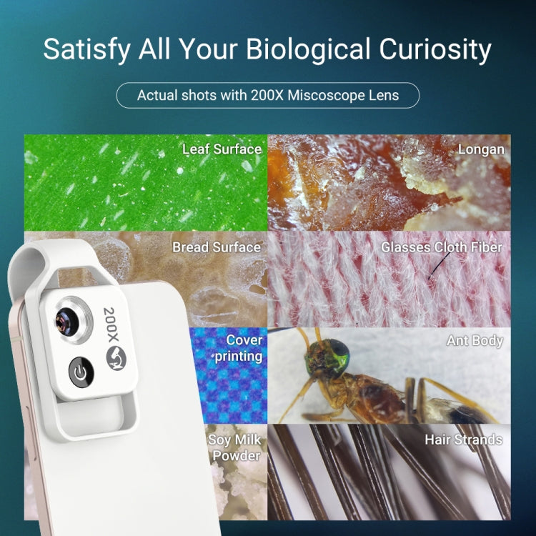 APEXEL APL-MS002CWH 200x High-Definition Children Science Education Microphone Lens With CPL(Black) - HoMEdemic™ 