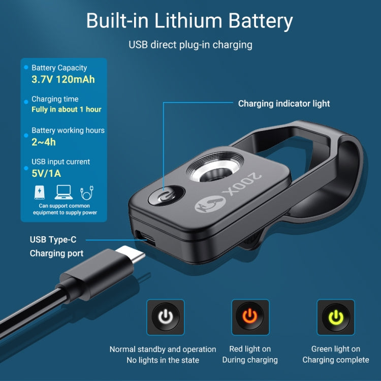 APEXEL APL-MS002CWH 200x High-Definition Children Science Education Microphone Lens With CPL(Black) - HoMEdemic™ 