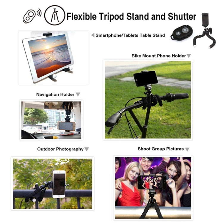 APEXEL APL-T18XBZJ5 4 in 1 18X Telescope + 0.63X Wide Lens + 198 Degrees Fisheye Lens + 15X Macro Lens Universal External Camera Phone Lens - HoMEdemic™ 