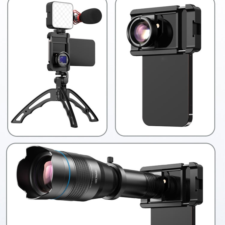 APEXEL F001 Multifunctional Handheld Stabilizer Rig Mount Lens Phone Clip - HoMEdemic™ 