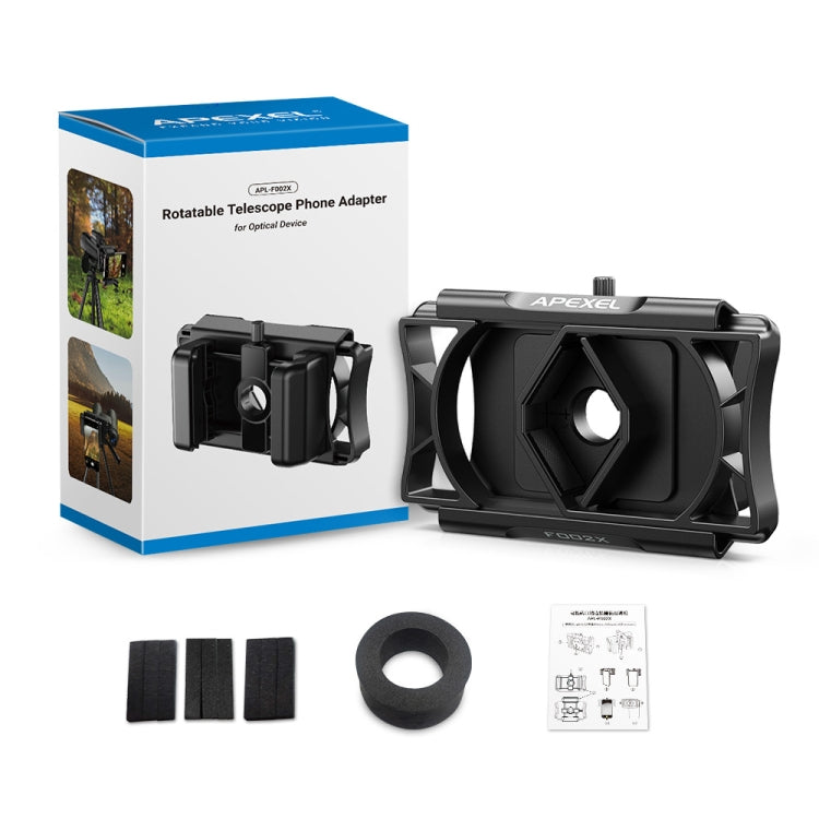 APEXEL F002X Universal Phone Adapter for Monoculars Binoculars Smartphone Holder Clip(Green) - HoMEdemic™ 