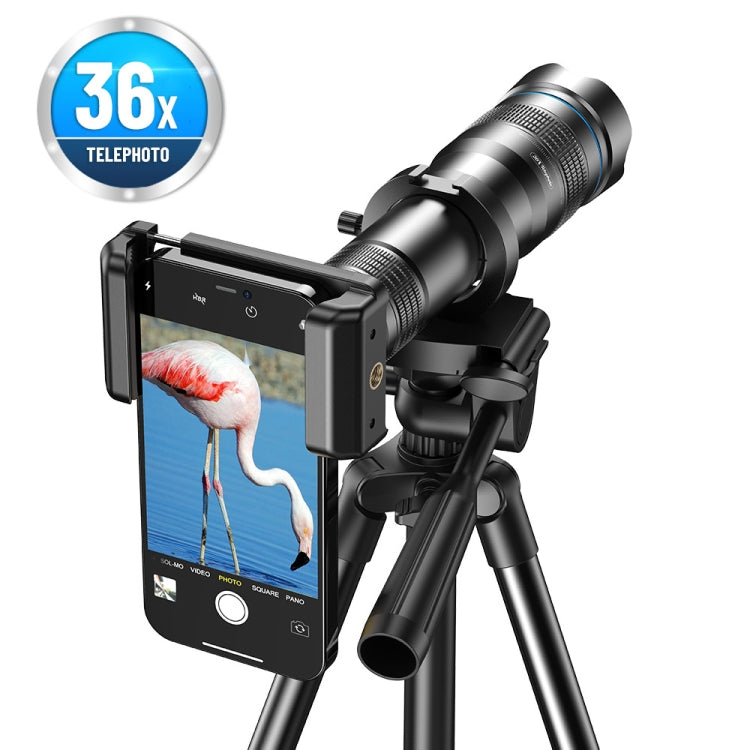 APEXEL HD Metal 36X Zoom Telescope Telephoto Lens With Extendable Tripod - HoMEdemic™ 