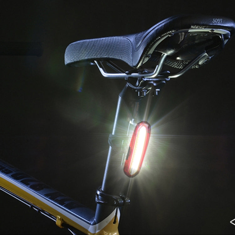 AQY-096 IPX4 Detachable USB Rechargeable Single Color LED Bike Taillight, White, (Red - HoMEdemic™ 