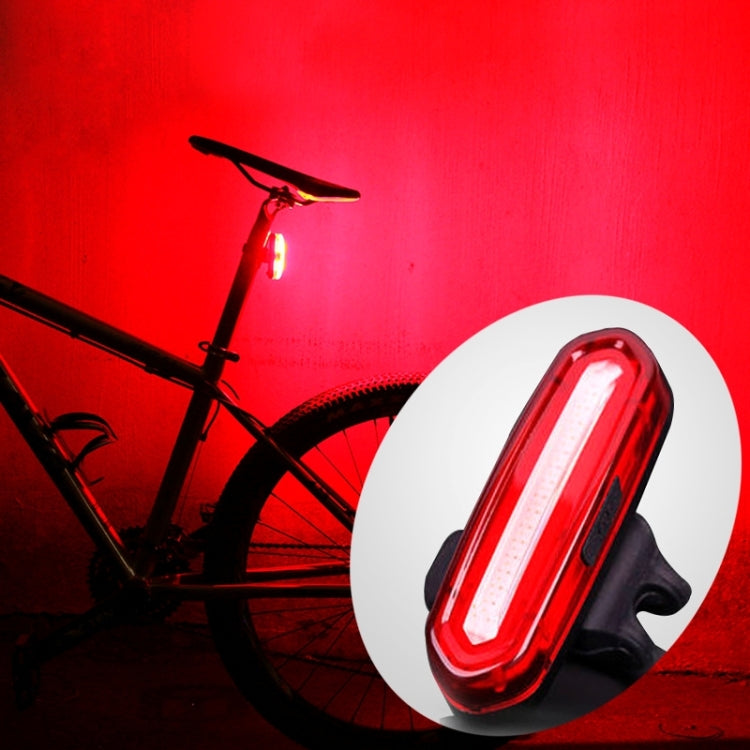 AQY-096 IPX4 Detachable USB Rechargeable Single Color LED Bike Taillight, White, (Red - HoMEdemic™ 