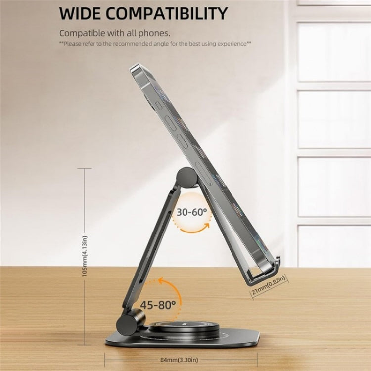 AS007-XS Adjustable Aluminum Alloy Desktop Phone Stand(Black) - HoMEdemic™ 