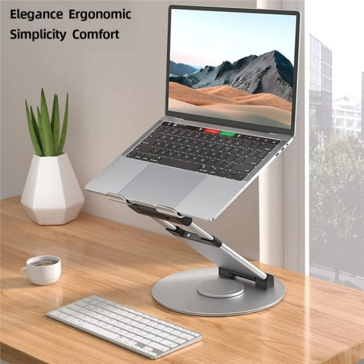 AS018-XS For 10-17 inch Device 360 Degree Rotating Adjustable Laptop Holder Desktop Stand(Silver) - HoMEdemic™ 