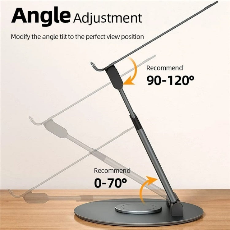 AS018-XS For 10-17 inch Device 360 Degree Rotating Adjustable Laptop Holder Desktop Stand(Silver) - HoMEdemic™ 