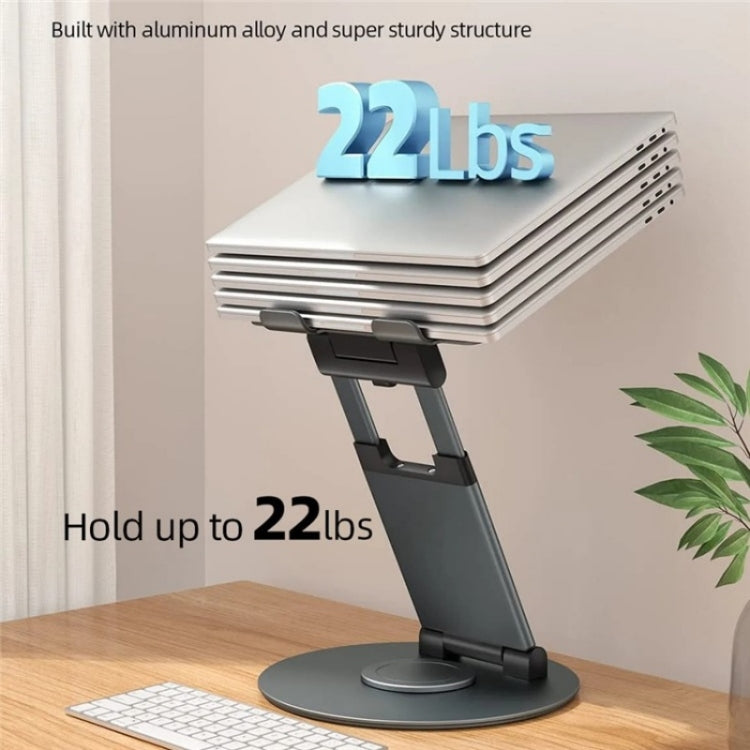AS018-XS For 10-17 inch Device 360 Degree Rotating Adjustable Laptop Holder Desktop Stand(Silver) - HoMEdemic™ 