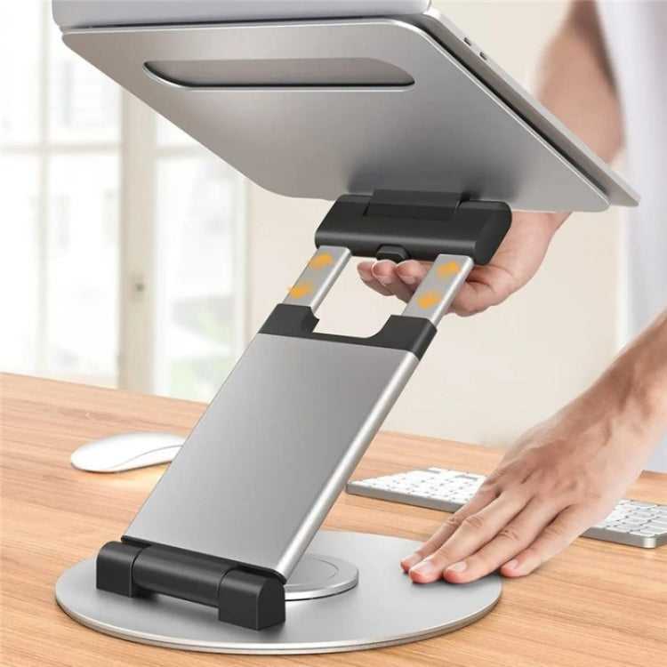 AS018-XS For 10-17 inch Device 360 Degree Rotating Adjustable Laptop Holder Desktop Stand(Silver) - HoMEdemic™ 