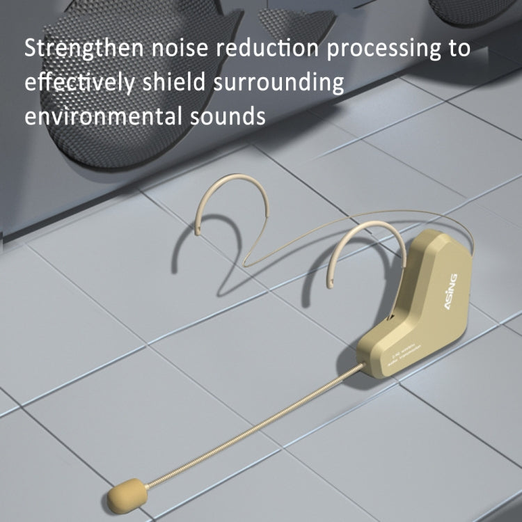 ASiNG S16  2.4G Wireless Voice Amplifier with Headset Microphone for Teachers Tour Guides With Strap Chain - HoMEdemic™ 