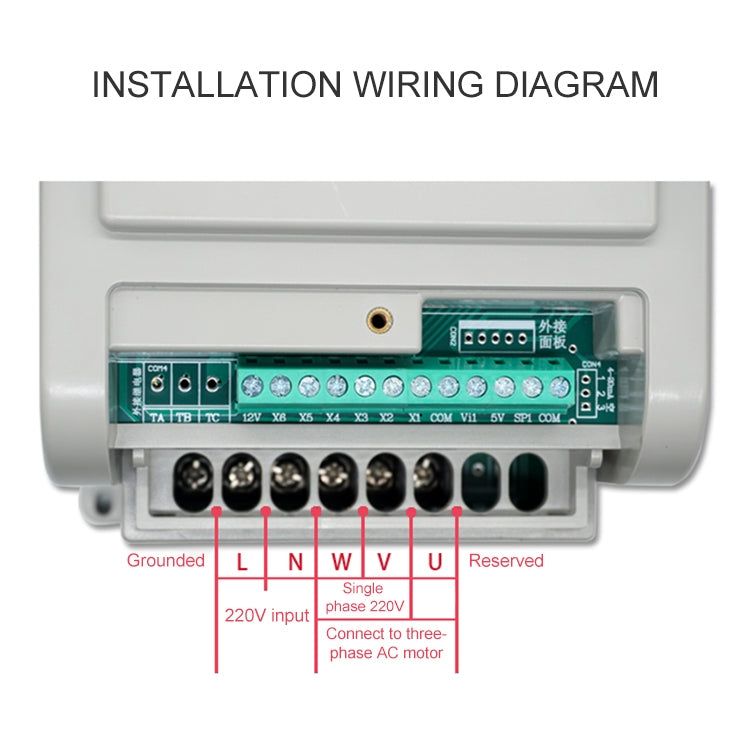 AT1-0450X 0.45KW 220V Single-phase Input Three-phase Output Inverter Motor Governor, AT1-0450X - HoMEdemic™ 