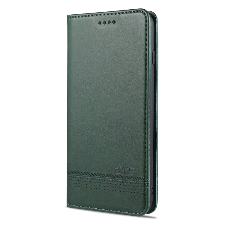 AZNS Magnetic Calf Texture Horizontal Flip Leather Case with Card Slots & Holder & Wallet For iPhone 6(Dark Green) - HoMEdemic™ 