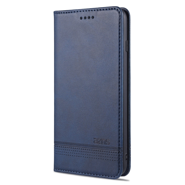 AZNS Magnetic Calf Texture Horizontal Flip Leather Case with Card Slots & Holder & Wallet For iPhone 8 / 7(Dark Blue) - HoMEdemic™ 
