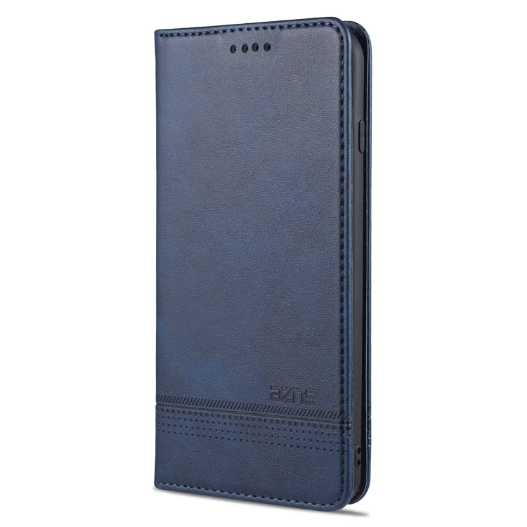 AZNS Magnetic Calf Texture Horizontal Flip Leather Case with Card Slots & Holder & Wallet For iPhone 8 Plus/7 Plus(Dark Blue) - HoMEdemic™ 