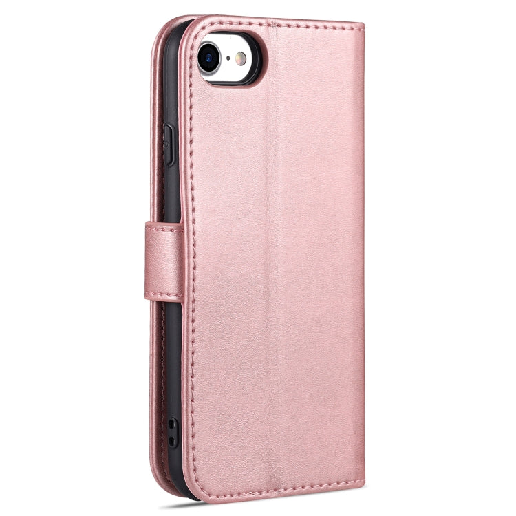AZNS Skin Feel Calf Texture Horizontal Flip Leather Case with Card Slots & Holder & Wallet For iPhone 6(Rose Gold) - HoMEdemic™ 