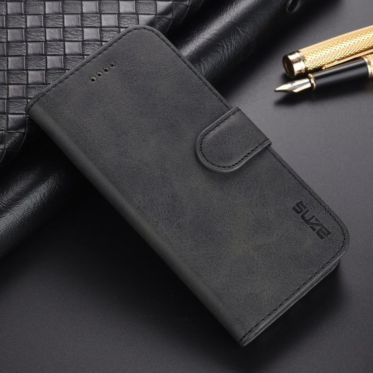 AZNS Skin Feel Calf Texture Horizontal Flip Leather Case with Card Slots & Holder & Wallet For iPhone 7 / 8 / SE (2020)(Black) - HoMEdemic™ 