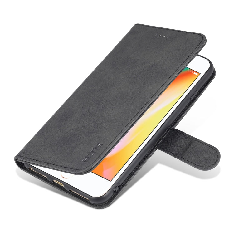 AZNS Skin Feel Calf Texture Horizontal Flip Leather Case with Card Slots & Holder & Wallet For iPhone 7 Plus / 8 Plus(Black) - HoMEdemic™ 
