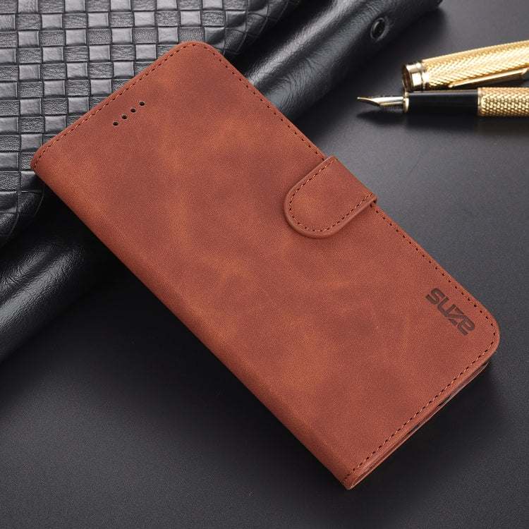 AZNS Skin Feel Calf Texture Horizontal Flip Leather Case with Card Slots & Holder & Wallet For iPhone 7 Plus / 8 Plus(Brown) - HoMEdemic™ 